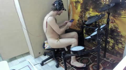 Naked Drummer online show from April 14, 2026, 3:40 pm
