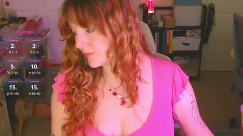 Snapshot of pinkmatter666 chatting on February 14, 2026, 8:05 pm Porcelina online show from February 14, 2026, 8:05 pm