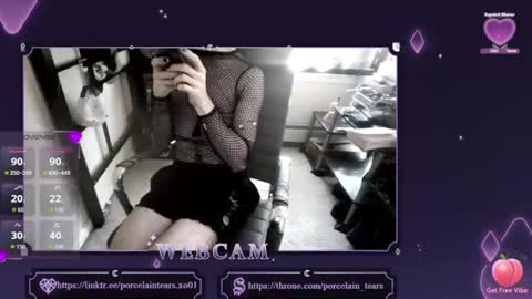 porcelain_tears01 online show from June 17, 2026, 4:08 pm