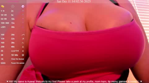 Ayana Delatorre online show from October 11, 2025, 9:02 pm