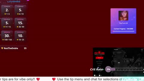 RileySynn online show from July 12, 2026, 6:10 pm