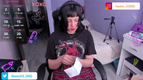 Snapshot of room312_ chatting on January 3, 2025, 6:24 pm Twelve 3 Inst Twelve 312002 Twitter Room312 2002 online show from January 3, 2025, 6:24 pm