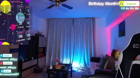 Snapshot of rosesarered97 chatting on January 23, 2025, 10:01 pm Abbygail online show from January 23, 2025, 10:01 pm