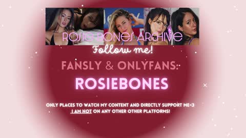 Rosie Bones online show from December 1, 2025, 10:48 pm