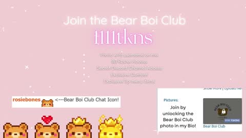 Rosie Bones online show from December 14, 2025, 12:16 am