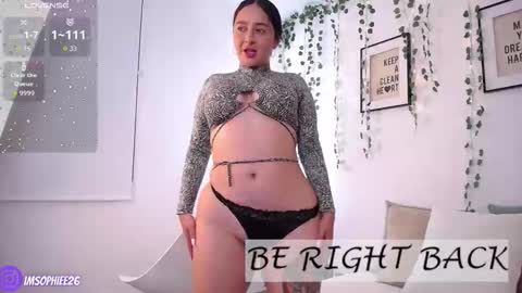 Snapshot of s0phie_26 chatting on January 9, 2026, 11:39 pm Sofia Independent Model online show from January 9, 2026, 11:39 pm