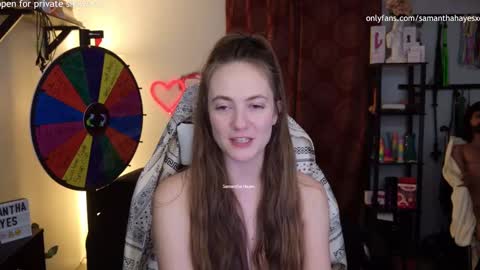 Snapshot of samanthahayesxoxo chatting on December 4, 2024, 4:10 am The Real Samantha Hayes haha online show from December 4, 2024, 4:10 am