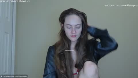 Snapshot of samanthahayesxoxo chatting on December 21, 2024, 3:14 am The Real Samantha Hayes haha online show from December 21, 2024, 3:14 am