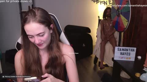 Snapshot of samanthahayesxoxo chatting on January 13, 2025, 3:56 am The Real Samantha Hayes haha online show from January 13, 2025, 3:56 am