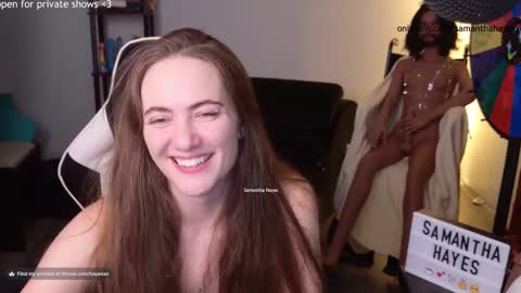 Snapshot of samanthahayesxoxo chatting on January 15, 2025, 3:00 am The Real Samantha Hayes haha online show from January 15, 2025, 3:00 am