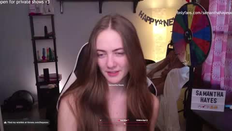 Snapshot of samanthahayesxoxo chatting on January 17, 2025, 10:01 pm The Real Samantha Hayes haha online show from January 17, 2025, 10:01 pm