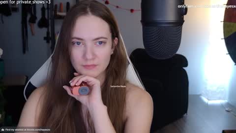 Snapshot of samanthahayesxoxo chatting on February 16, 2025, 3:26 am The Real Samantha Hayes haha online show from February 16, 2025, 3:26 am