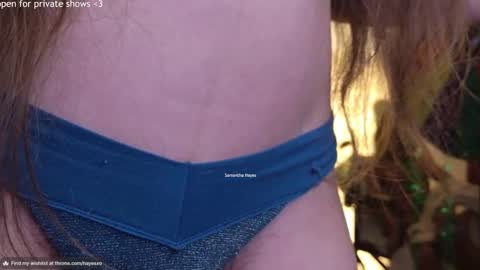 Snapshot of samanthahayesxoxo chatting on March 8, 2025, 3:06 am The Real Samantha Hayes haha online show from March 8, 2025, 3:06 am