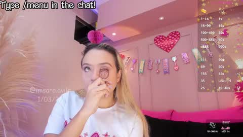 Snapshot of saraavila_ chatting on March 1, 2025, 9:59 pm SaraAvila online show from March 1, 2025, 9:59 pm