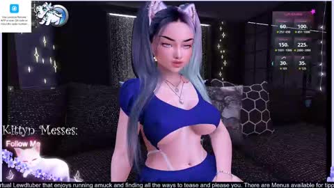 Snapshot of sassykittyn chatting on October 22, 2025, 5:30 am Sassy Sami Kittyn online show from October 22, 2025, 5:30 am