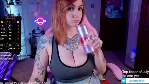 Snapshot of scarlettpython1 chatting on July 3, 2026, 11:00 pm Scarlett online show from July 3, 2026, 11:00 pm