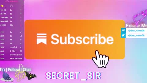 Dean Carter online show from May 31, 2026, 11:17 pm