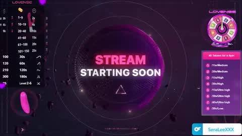 SeraLeeXXX online show from December 14, 2025, 8:57 pm