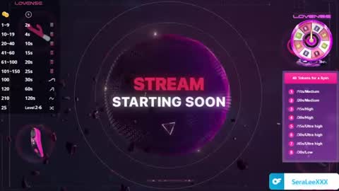 SeraLeeXXX online show from July 17, 2026, 5:29 pm