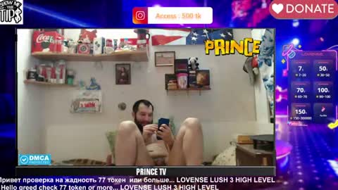 BISEXPRINCE777 online show from July 1, 2026, 2:46 am