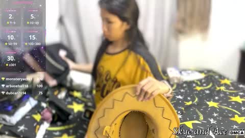 Snapshot of skye16484 chatting on October 3, 2025, 12:57 pm Skye and Ace online show from October 3, 2025, 12:57 pm