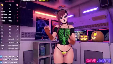 Snapshot of skyeanette chatting on October 25, 2025, 1:13 am SkyeAnette online show from October 25, 2025, 1:13 am