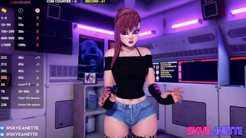 SkyeAnette online show from June 7, 2026, 1:10 am