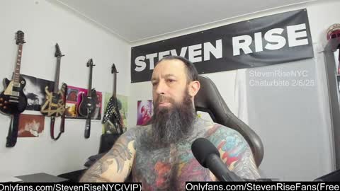 StevenRiseNYC online show from February 6, 2025, 12:05 pm