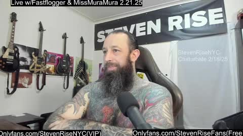 StevenRiseNYC online show from February 18, 2025, 11:08 pm