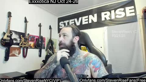 StevenRiseNYC online show from October 22, 2025, 12:38 pm
