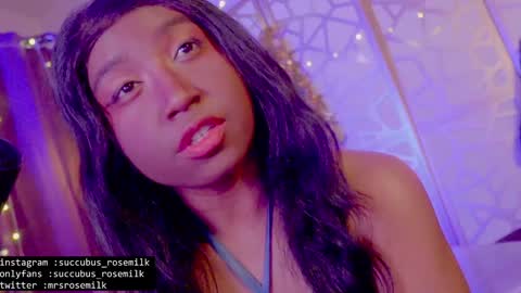 Snapshot of succubus_rosemilk chatting on January 20, 2025, 8:41 am Succubus RoseMilk online show from January 20, 2025, 8:41 am