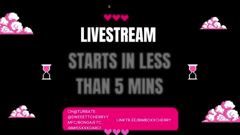 Cherry B  online show from April 12, 2026, 5:01 am