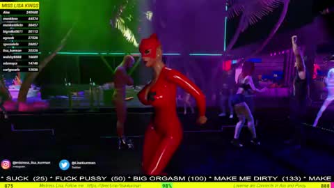 Snapshot of systaime chatting on January 6, 2025, 8:18 pm MISTRESS LISA FIRST 3DXCHAT CAMGIRL 3dxchat anime gaming mistress domina online show from January 6, 2025, 8:18 pm