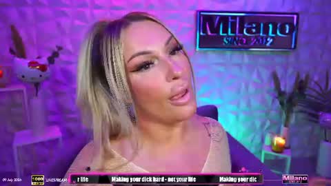 Snapshot of tamaramilano chatting on July 9, 2026, 7:45 am TamaraMilano online show from July 9, 2026, 7:45 am