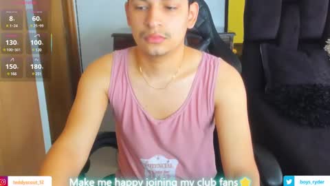  Follow me on Twitter boys ryder and instagram teddyscoot 12  online show from February 26, 2025, 12:14 pm