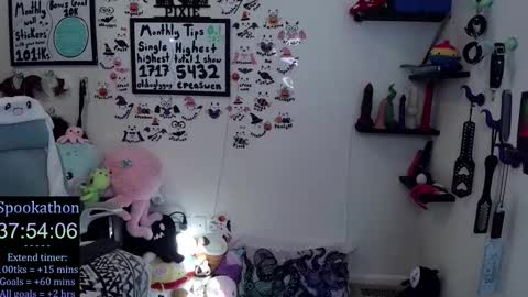 Pixie and Tentacle Overlord online show from October 31, 2025, 10:11 pm