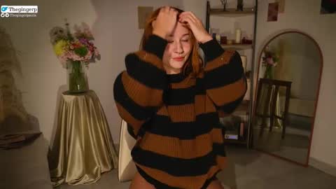 Snapshot of thegingerp chatting on February 23, 2025, 12:30 am Streaming mostly at online show from February 23, 2025, 12:30 am