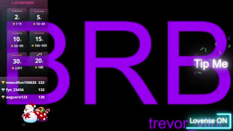 Snapshot of trevor_vinc chatting on February 9, 2025, 3:56 pm trevor online show from February 9, 2025, 3:56 pm