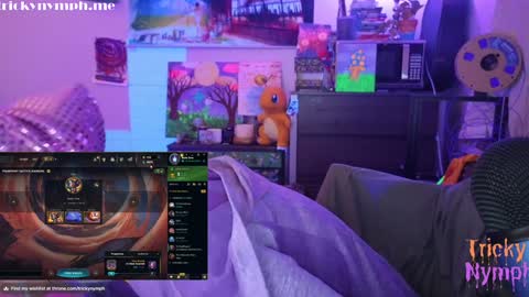 Snapshot of tricky_nymph chatting on December 2, 2024, 9:24 am Cassie online show from December 2, 2024, 9:24 am