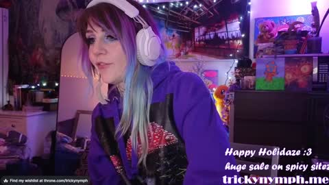 Snapshot of tricky_nymph chatting on December 28, 2024, 6:17 am Cassie online show from December 28, 2024, 6:17 am