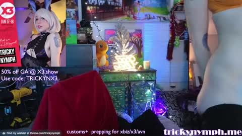 Snapshot of tricky_nymph chatting on January 4, 2025, 10:16 am Cassie online show from January 4, 2025, 10:16 am