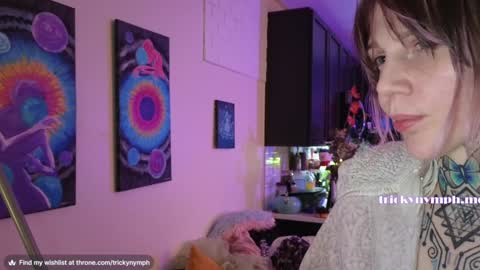 Snapshot of tricky_nymph chatting on March 4, 2025, 2:06 am Cassie online show from March 4, 2025, 2:06 am