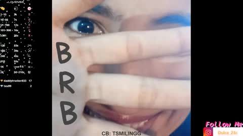 Snapshot of tsmilingg chatting on February 1, 2025, 12:07 am Dulce online show from February 1, 2025, 12:07 am