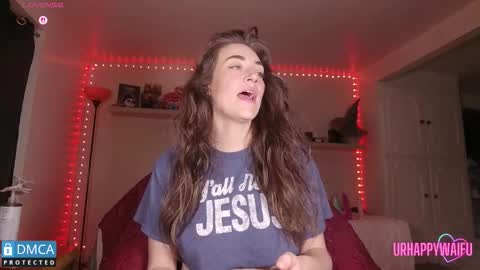 Snapshot of urhappywaifu chatting on October 16, 2025, 12:22 am kae online show from October 16, 2025, 12:22 am