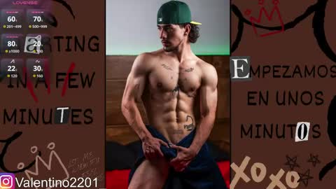 Snapshot of valentino_2201 chatting on April 20, 2026, 2:14 am Valentino - 15 OFF valentino2201 online show from April 20, 2026, 2:14 am