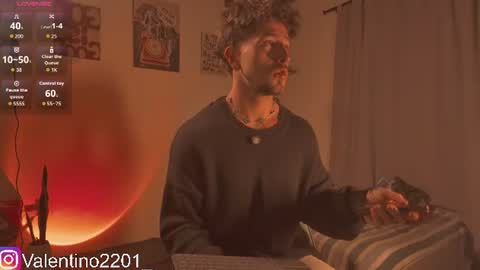 Snapshot of valentino_2201 chatting on June 27, 2026, 12:26 am Valentino - 15 OFF valentino2201 online show from June 27, 2026, 12:26 am