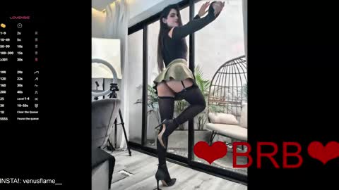 Snapshot of venus_flame chatting on May 7, 2026, 11:26 am VENUS online show from May 7, 2026, 11:26 am
