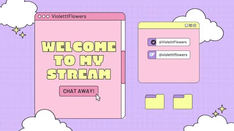 Snapshot of violetttflowers chatting on February 3, 2025, 12:25 am Violet Flowers online show from February 3, 2025, 12:25 am