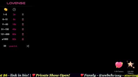 Snapshot of webchrissy chatting on March 2, 2025, 10:03 am Chrissy online show from March 2, 2025, 10:03 am