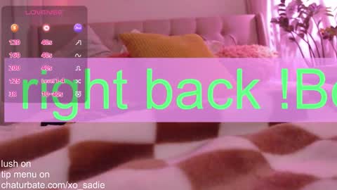 Xo Sadie online show from March 22, 2026, 5:22 am